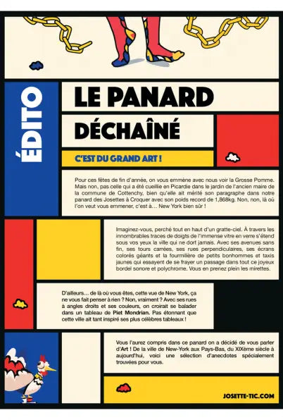 Panard déchaîné - Piet Mondrian