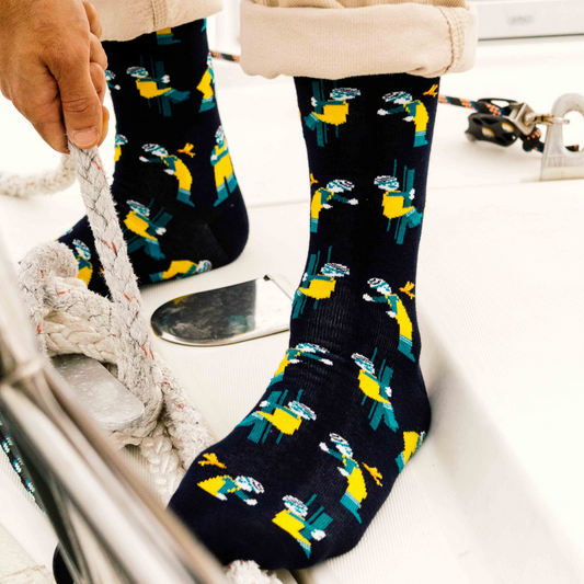 c'est une bonne situation ça skipper chaussettes fantaisie coton bio josette & tic lifestyle 1