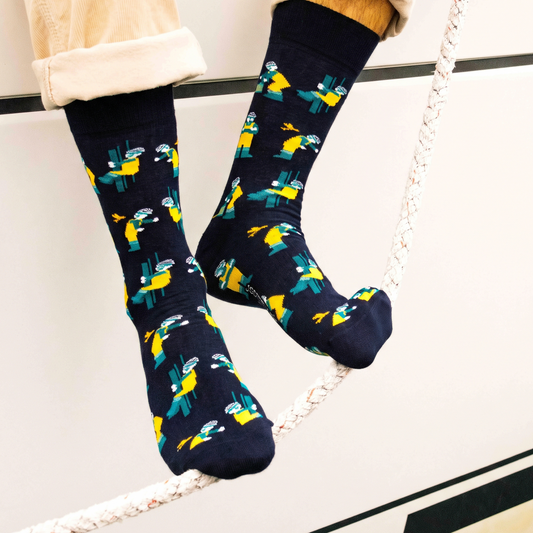 c'est une bonne situation ça skipper chaussettes fantaisie coton bio josette & tic lifestyle 1