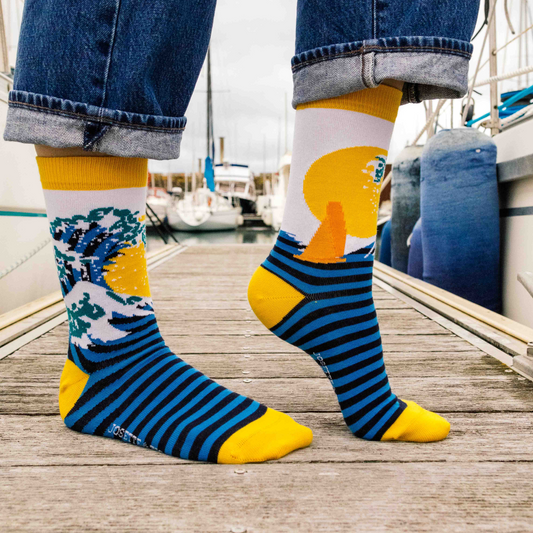 ça part au surf chaussettes fantaisie coton bio josette & tic lifestyle 2