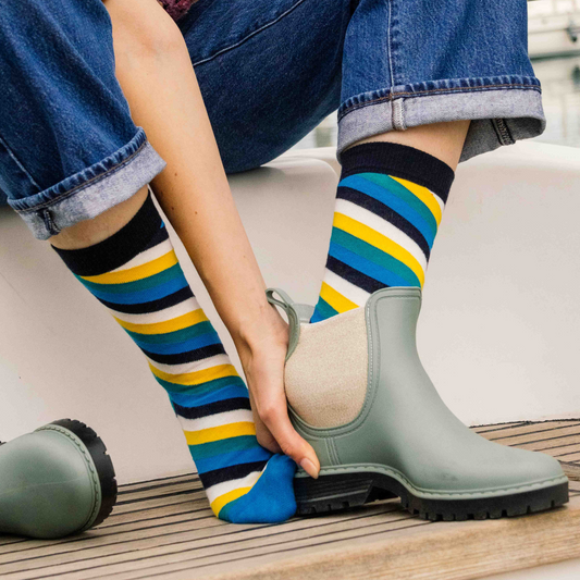 le long des alizés chaussettes fantaisie coton bio josette & tic lifestyle 1