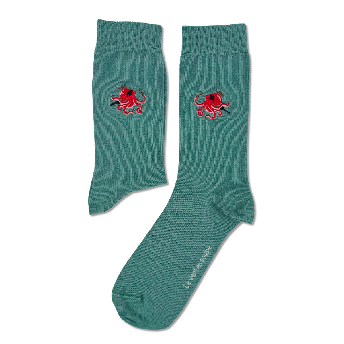 le vent en poulpe chaussettes fantaisie coton bio josette & tic packshot