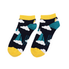 mais t'es où mais t'es pas là courtes chaussettes fantaisie coton bio josette & tic packshot