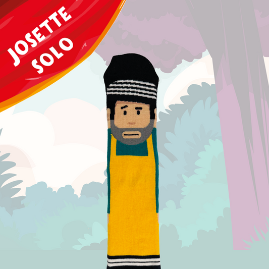 marionnette marin chaussettes fantaisie coton bio josette & tic avec bandeau