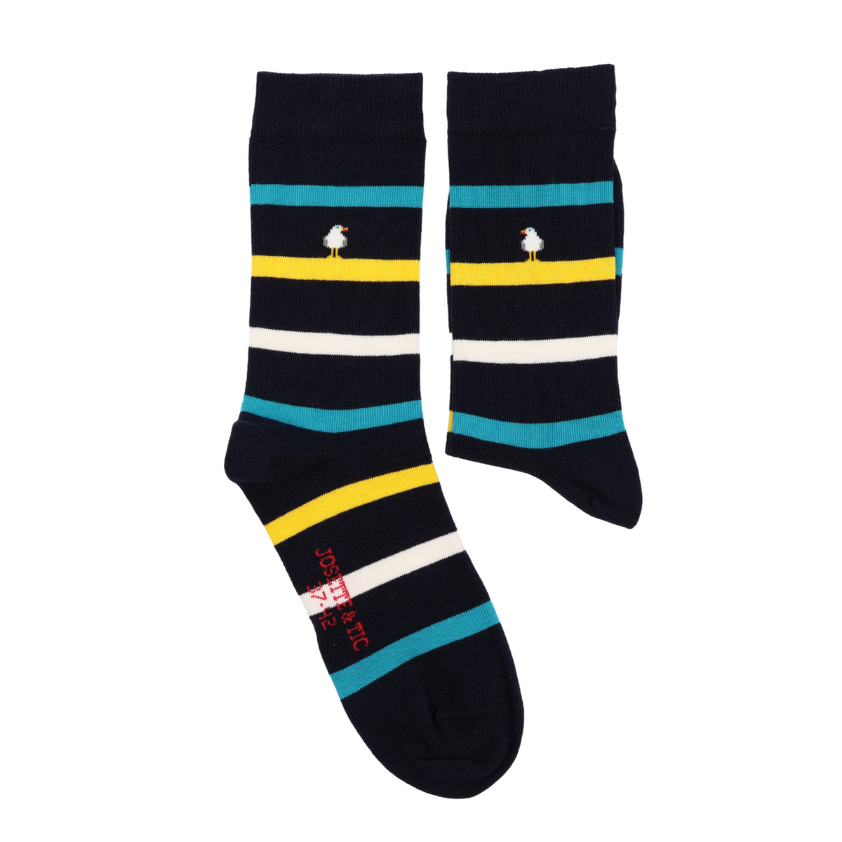 pointe à pitre je dirais 5 jours à vol d'oiseau chaussettes fantaisie coton bio josette & tic packshot