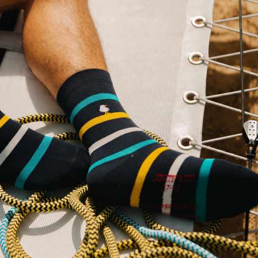 pointe à pitre je dirais 5 jours à vol d'oiseau chaussettes fantaisie coton bio josette & tic lifestyle