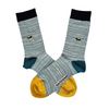 super loin du bord chaussettes fantaisie coton bio josette & tic packshot
