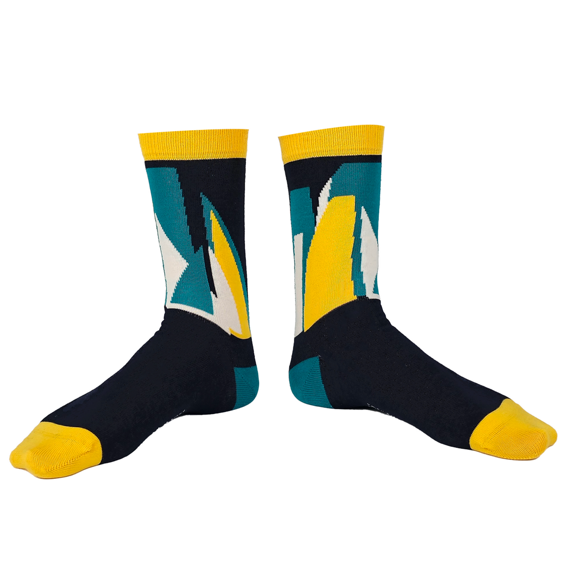 y'a du vent dans les voiles chaussettes fantaisie coton bio josette & tic ghost