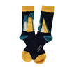 y'a du vent dans les voiles chaussettes fantaisie coton bio josette & tic packshot