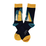 y'a du vent dans les voiles chaussettes fantaisie coton bio josette & tic packshot
