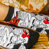 attention de déborder courtes motif chaussettes fantaisie coton bio josette & tic