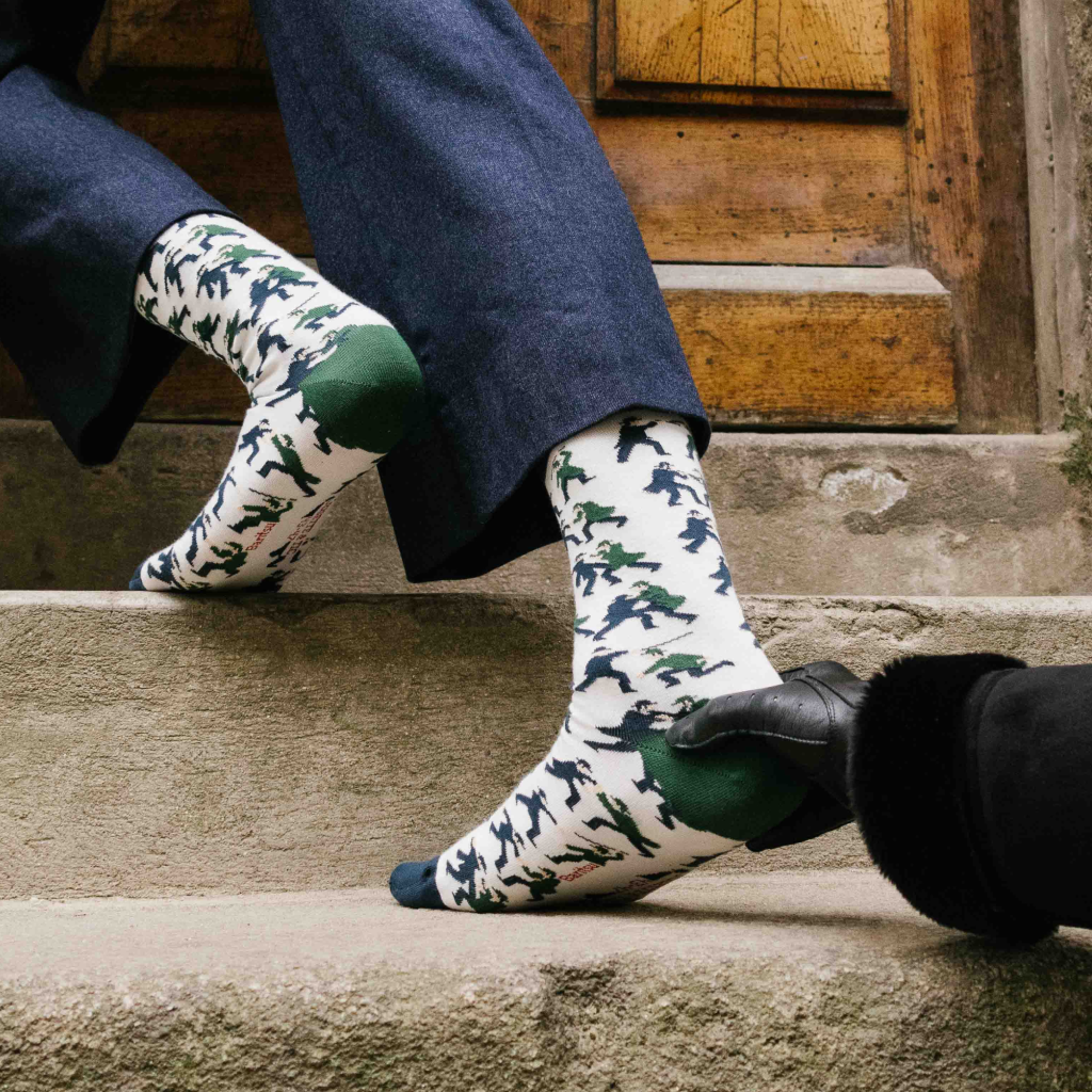 chaussettes fantaisie coton bio josette & tic baritsu lifestyle 2