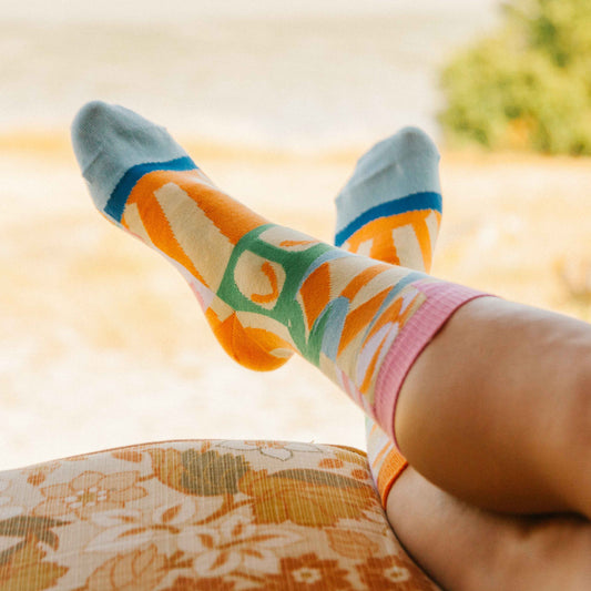 carrément mer chaussettes fantaisie coton bio josette & tic