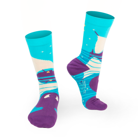 chaussette fantaisie josette coton bio Sinbad Le Malouin