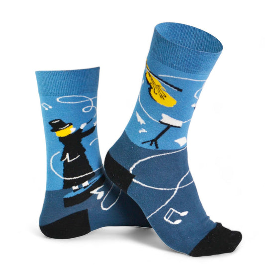 Chaussettes fantaisie ABRACADAMUSICUS Coton bio 2