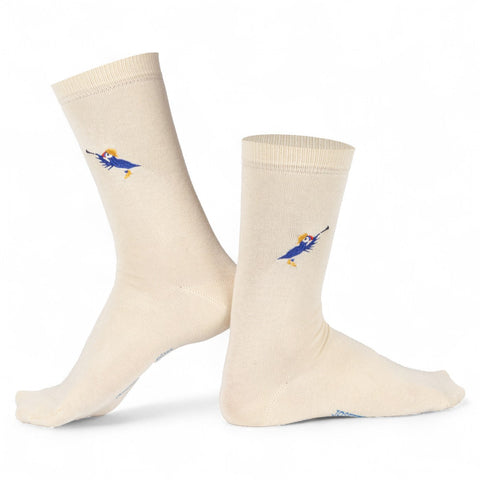 Chaussettes fantaisie ACCORDER SES FLÛTES Coton bio 1