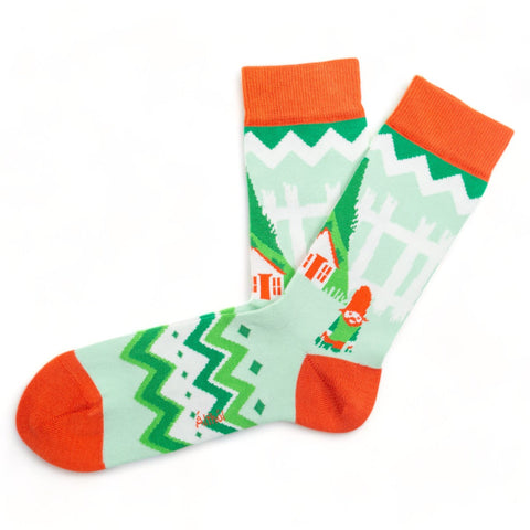 Chaussettes fantaisie ALFHOL Coton bio 3