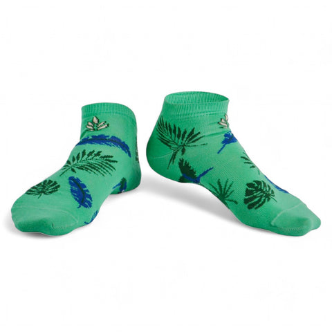 Chaussettes fantaisie ARA LES PLUMES COURTES Coton bio 1