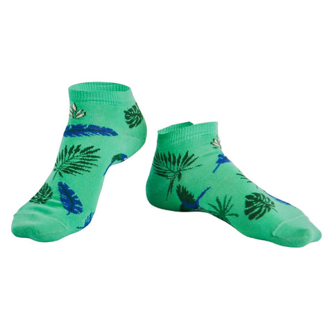 Chaussettes fantaisie ARA LES PLUMES COURTES Coton bio 2