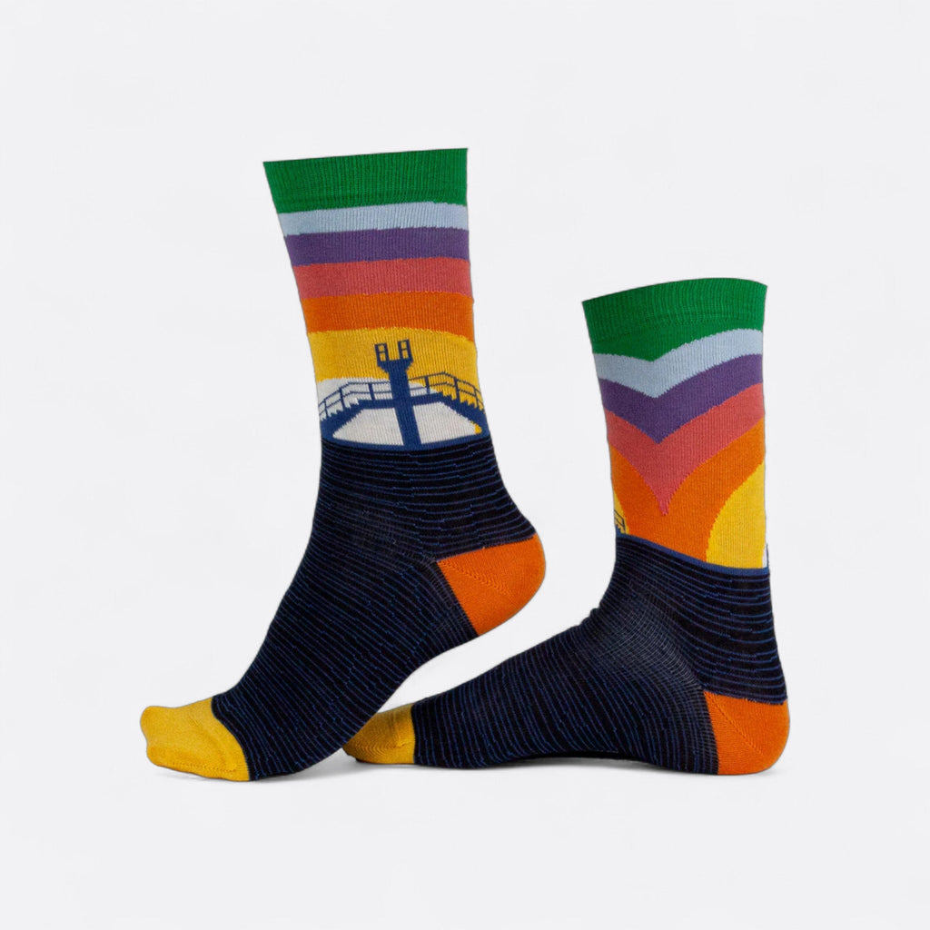 Chaussettes fantaisie ARC EN MER Coton bio 2