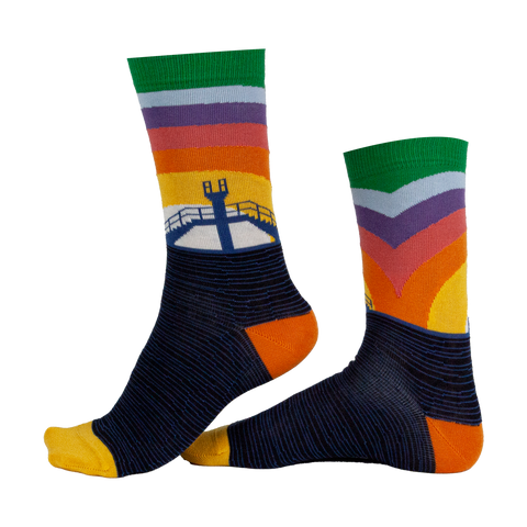 Chaussettes fantaisie ARC EN MER Coton bio 1