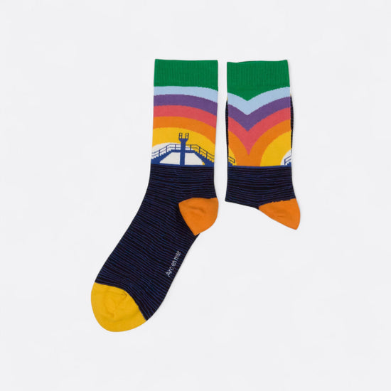 Chaussettes fantaisie ARC EN MER Coton bio 3