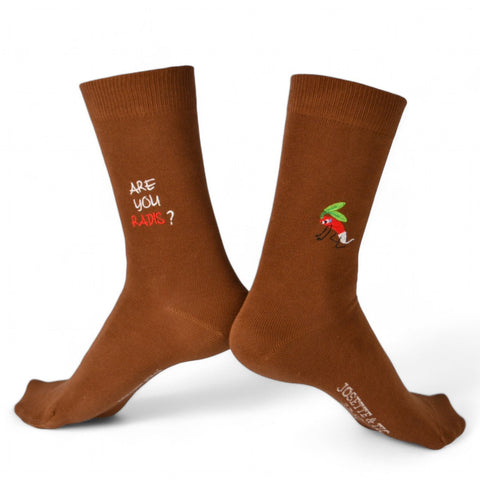 Chaussettes fantaisie ARE YOU RADIS ? Coton bio 1