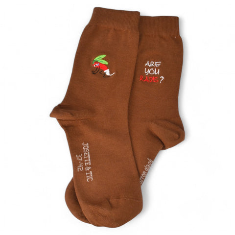 Chaussettes fantaisie ARE YOU RADIS ? Coton bio 2