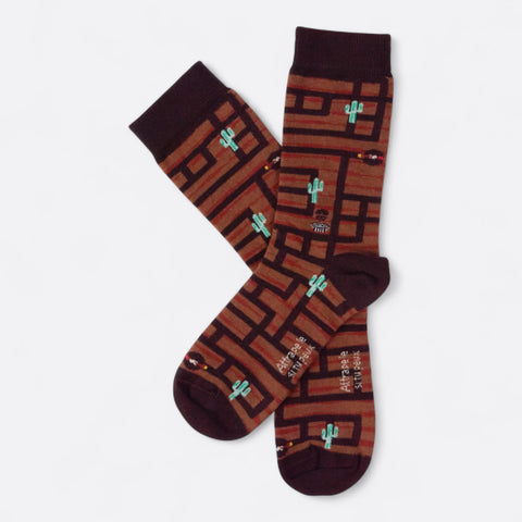 Chaussettes fantaisie ATTRAPE LE SI TU PEUX Coton bio 1