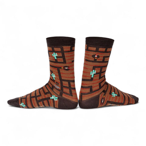 Chaussettes fantaisie ATTRAPE LE SI TU PEUX Coton bio 1