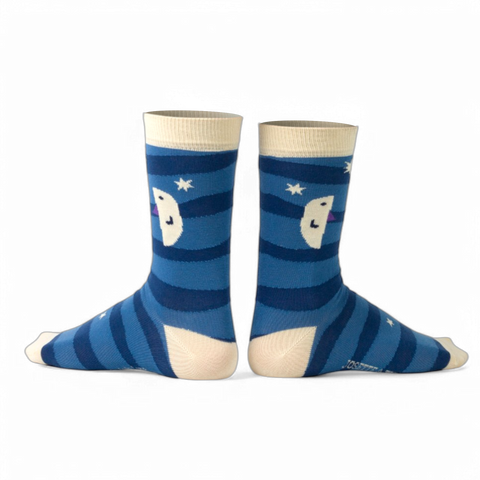 Chaussettes fantaisie AU CLAIR DE LA LUNE Coton bio 3