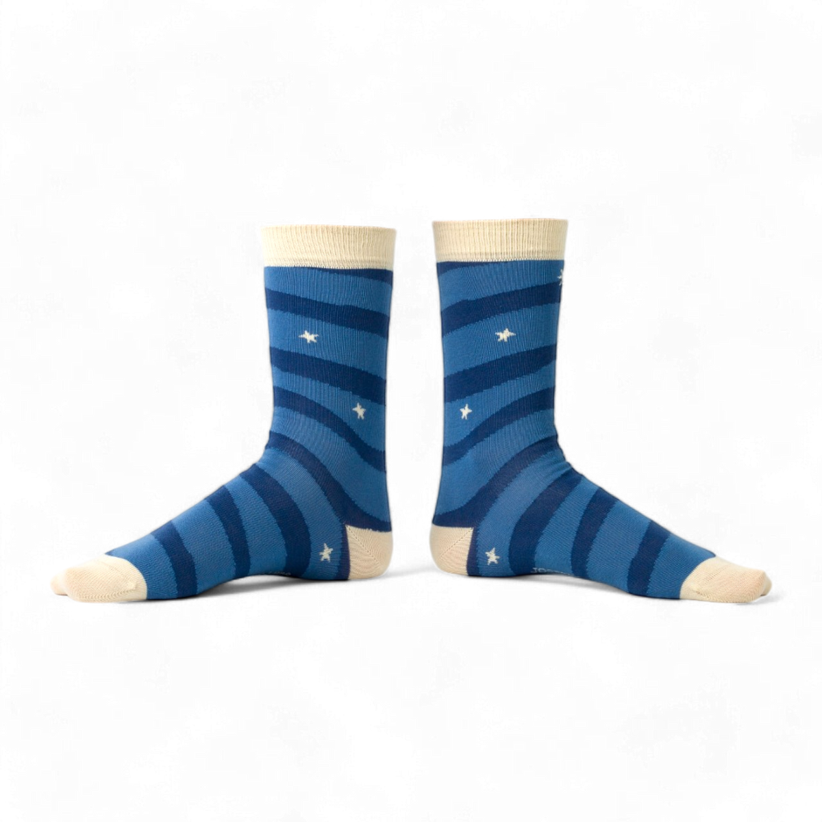 Chaussettes fantaisie AU CLAIR DE LA LUNE Coton bio 4