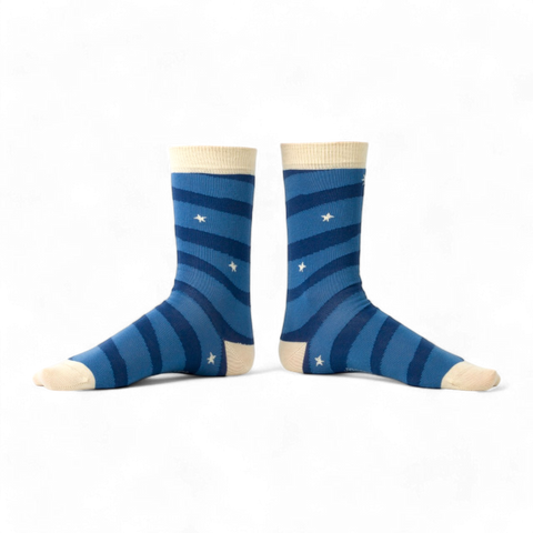 Chaussettes fantaisie AU CLAIR DE LA LUNE Coton bio 4