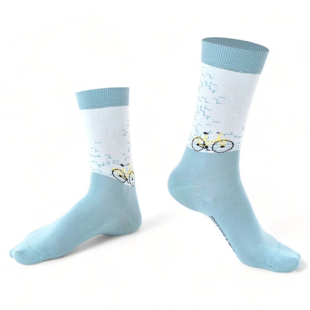 Chaussettes fantaisie AU PIED DU MUR Coton bio 1