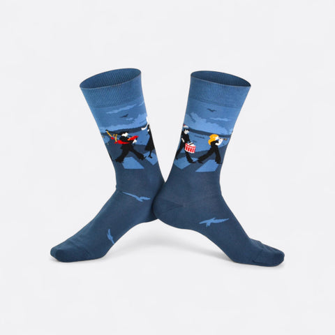 Chaussettes fantaisie BAGAD ROAD Coton bio 5