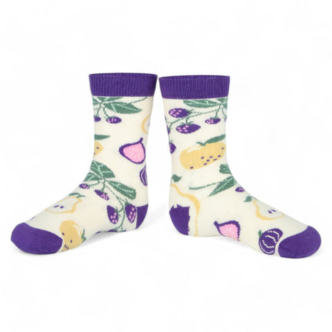 Chaussettes fantaisie BALADE GOURMANDE BAMBINS Coton bio 1
