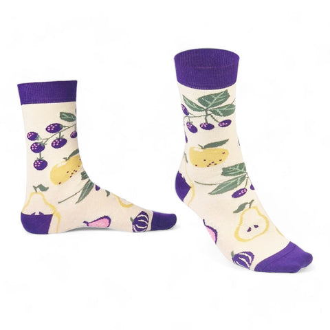 Chaussettes fantaisie BALADE GOURMANDE Coton bio 1