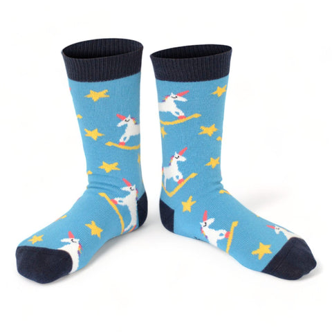 Chaussettes fantaisie BALANCE TA LICORNE BAMBINS Coton bio 1