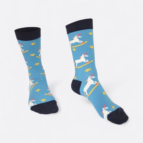Chaussettes fantaisie BALANCE TA LICORNE Coton bio 3