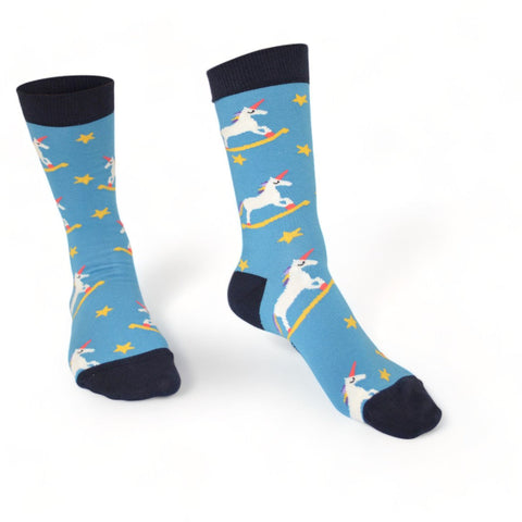Chaussettes fantaisie BALANCE TA LICORNE Coton bio 1