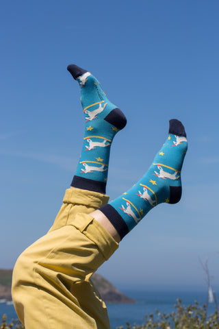 Chaussettes fantaisie BALANCE TA LICORNE Coton bio 2