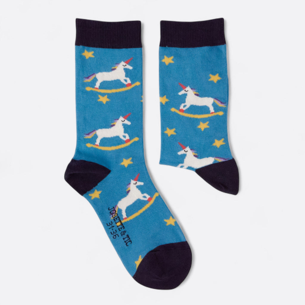 Chaussettes fantaisie BALANCE TA LICORNE Coton bio 2