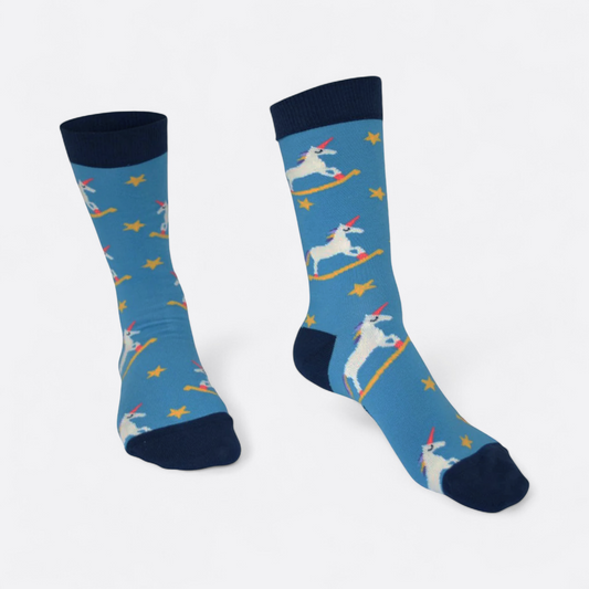 Chaussettes fantaisie BALANCE TA LICORNE Coton bio 2