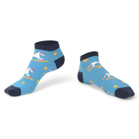 Chaussettes fantaisie BALANCE TA LICORNE COURTE Coton bio 1