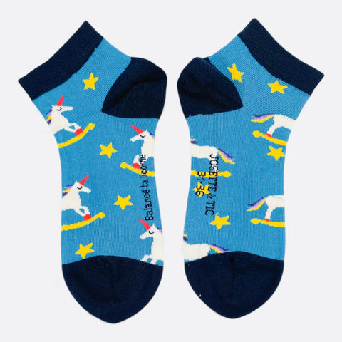 Chaussettes fantaisie BALANCE TA LICORNE COURTE Coton bio 3