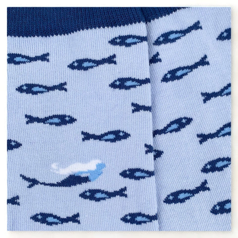 Chaussettes fantaisie BANC D’ÉCAILLES COURTES Coton bio 2