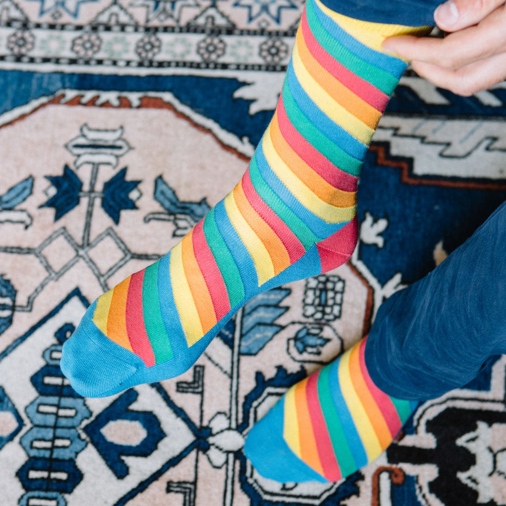 Chaussettes fantaisie BANDE MAGNETIQUE Coton bio 1