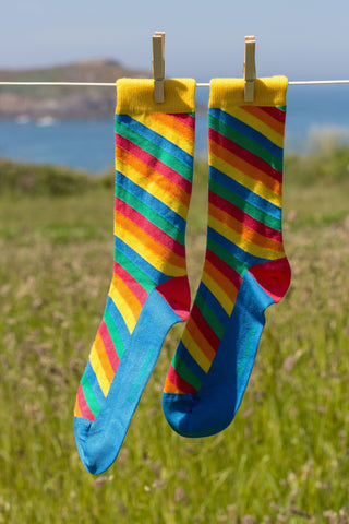 Chaussettes fantaisie BANDE MAGNETIQUE Coton bio 2