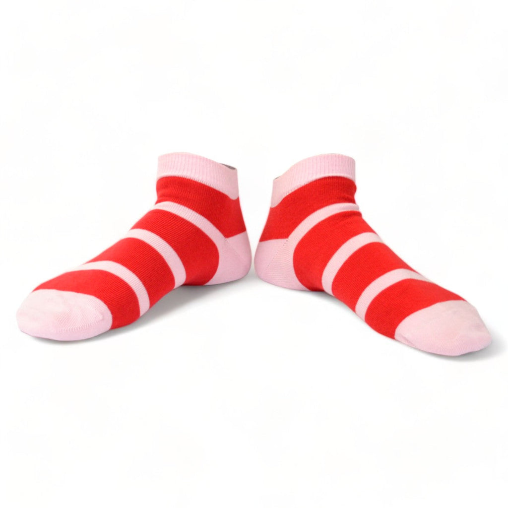 Chaussettes fantaisie BARBE ROUGE COURTE Coton bio 1