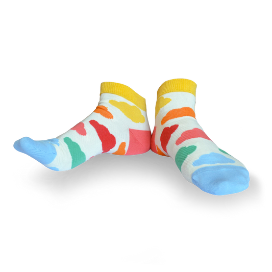 Chaussettes fantaisie CA PLANE POUR MOI COURTES Coton bio 1